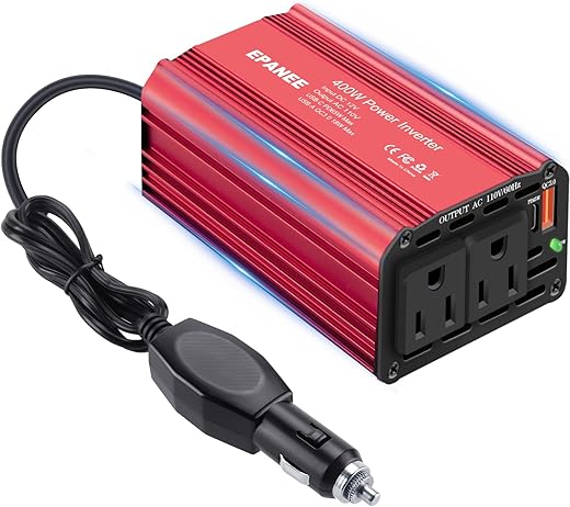 400W DC to AC Power Inverter with USB