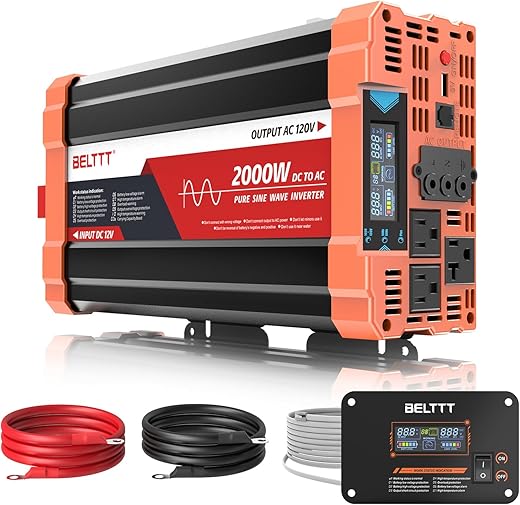 BELTTT 2000W Pure Sine Wave Inverter