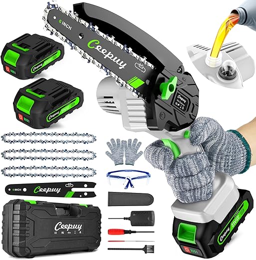 Portable 6-Inch Cordless Mini Chainsaw